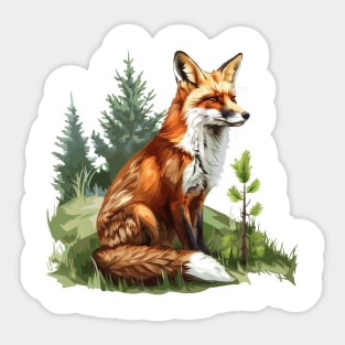 Fox Lovers Sticker